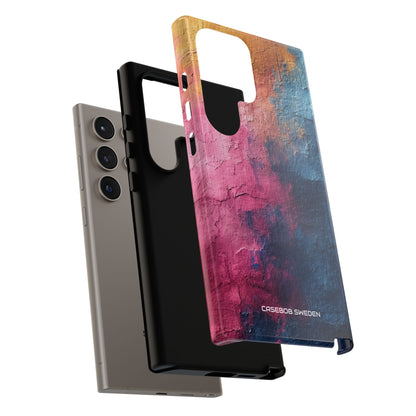 Blue Pink Abstract - Tough Samsung S24 Phone Case