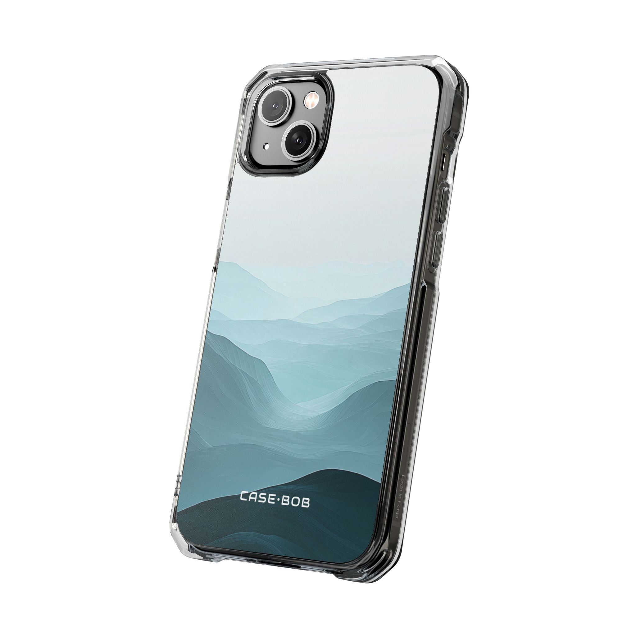 Teal Mist Mountains iPhone 14 Plus Case - Impact