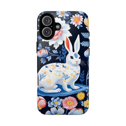 Floral Rabbit Dances - iPhone Case