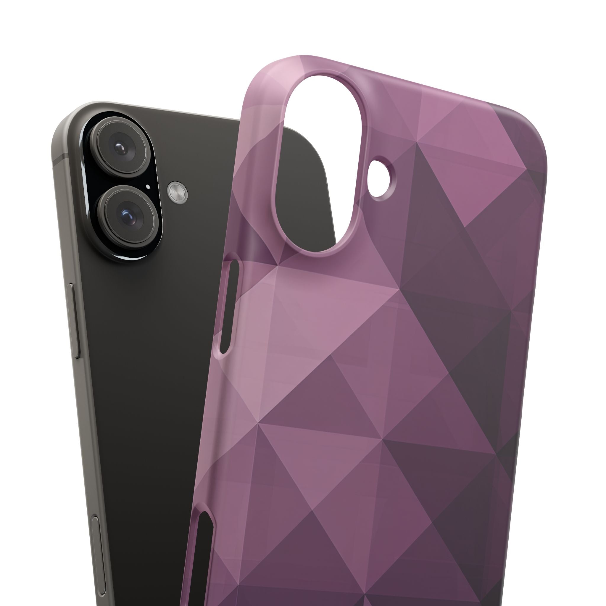 Gradient Purple Mosaic iPhone 16 - Slim Phone Case