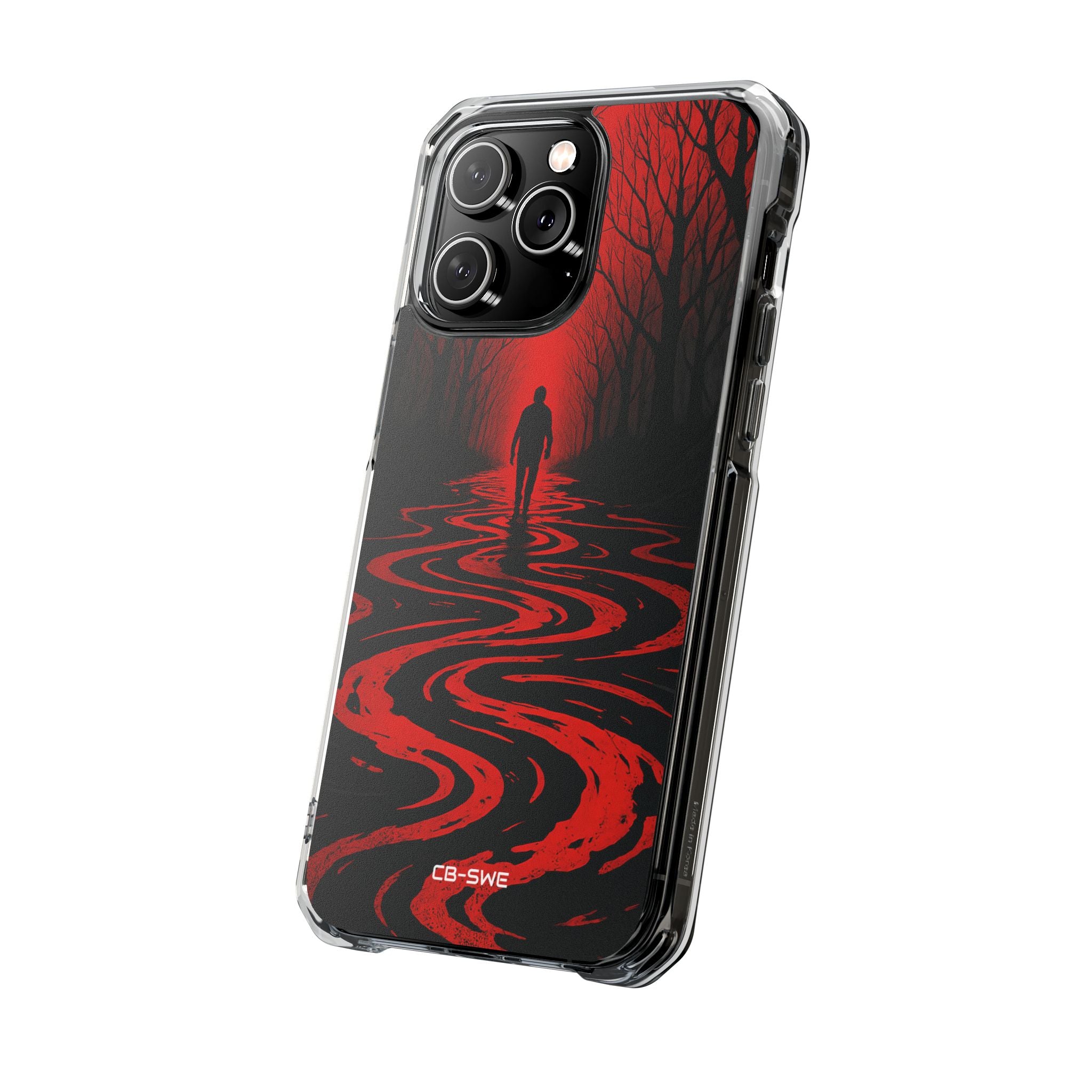 Red Path Mystery iPhone Case - Impact