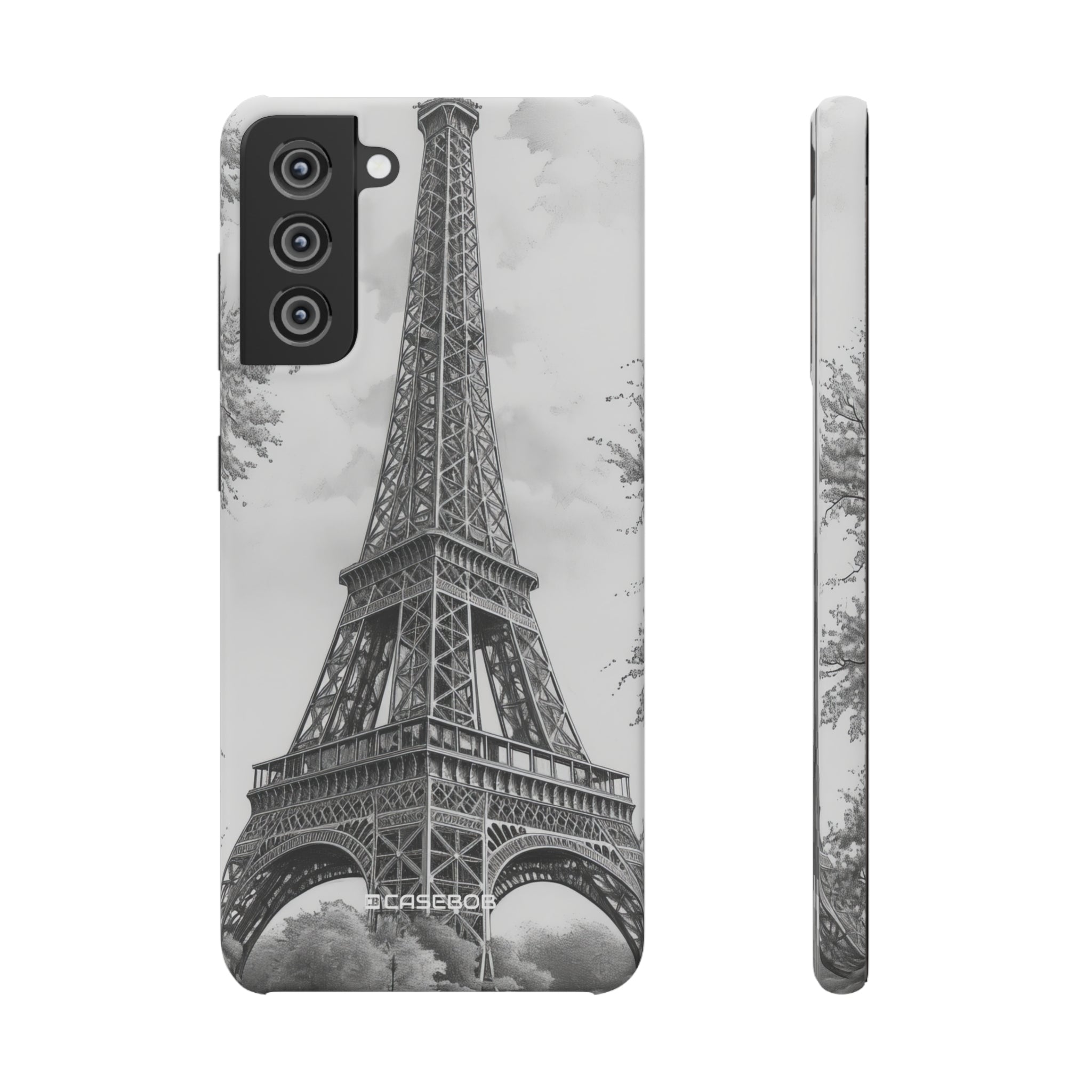 Parisian Monochrome Majesty | Slim Phone Case for Samsung