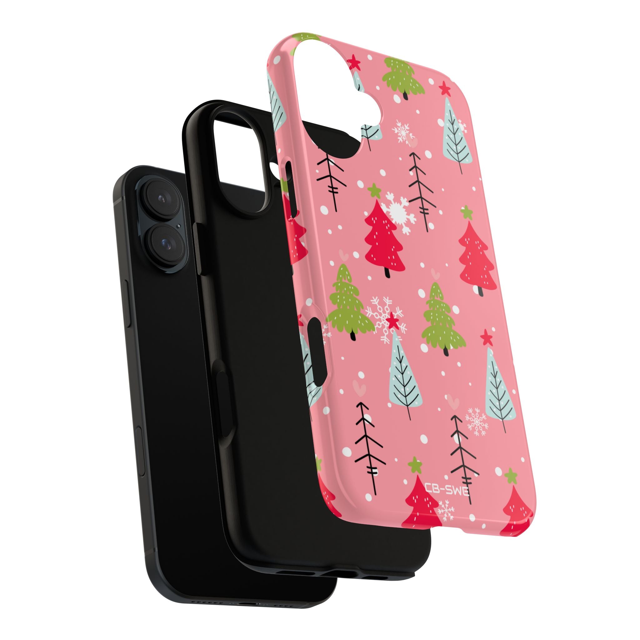 Festive Trees Dance - iPhone Case