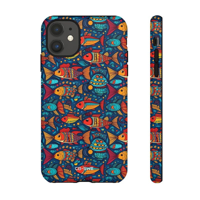 Fish Dance Joyfully - iPhone Case