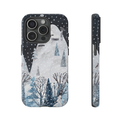 Cute Winter Landscape - Protective Phone Case