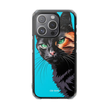 Curious Cat Stare iPhone Case - Impact