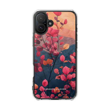 Vibrant Floral Harmony iPhone 16 - Clear Impact Phone Case