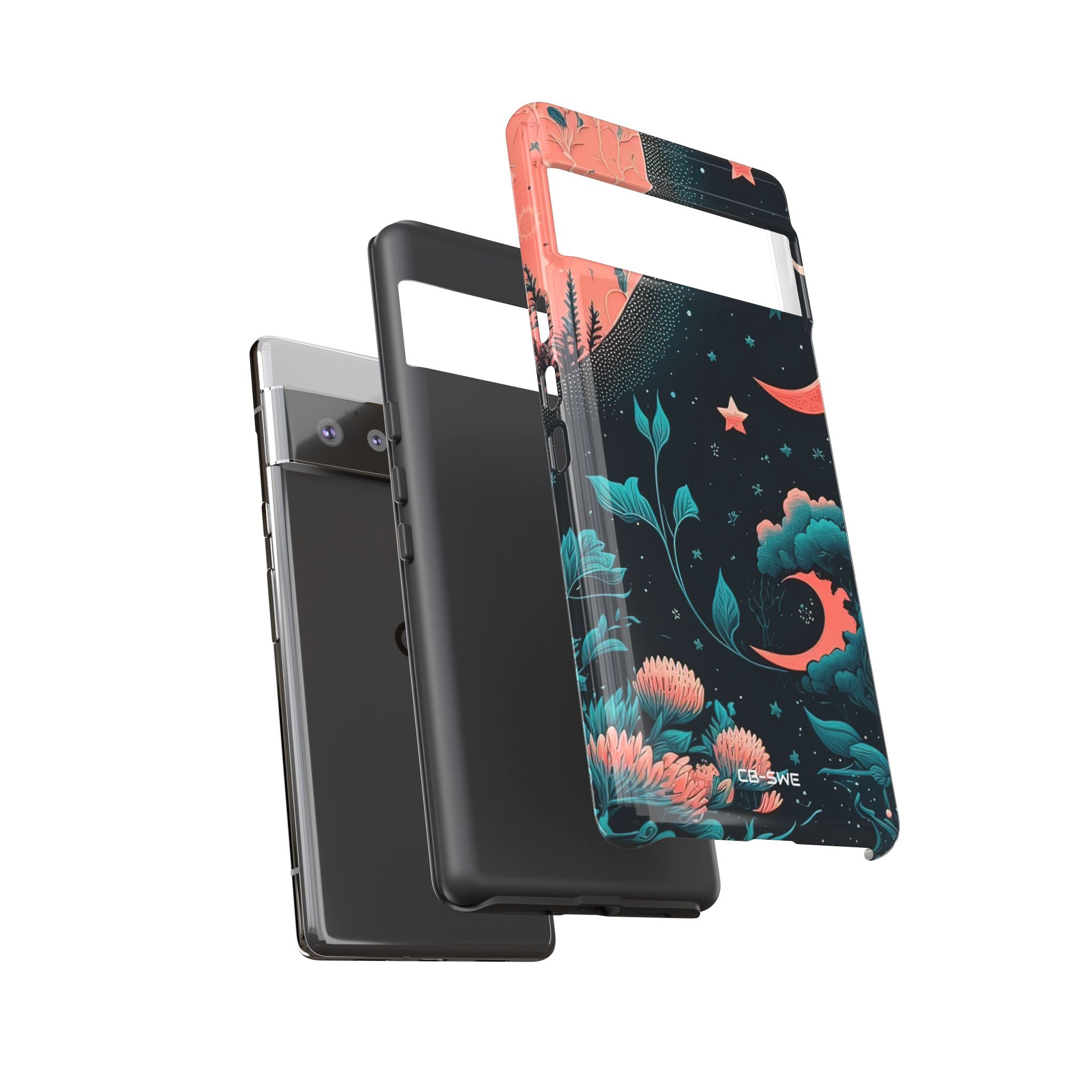 Cosmic Floral Dreams - Google Pixel Case