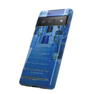 Blue City Morocco - Protective Phone Case