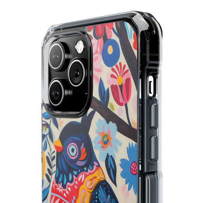 Whimsical Owl Garden iPhone 14 - Impact Clear+