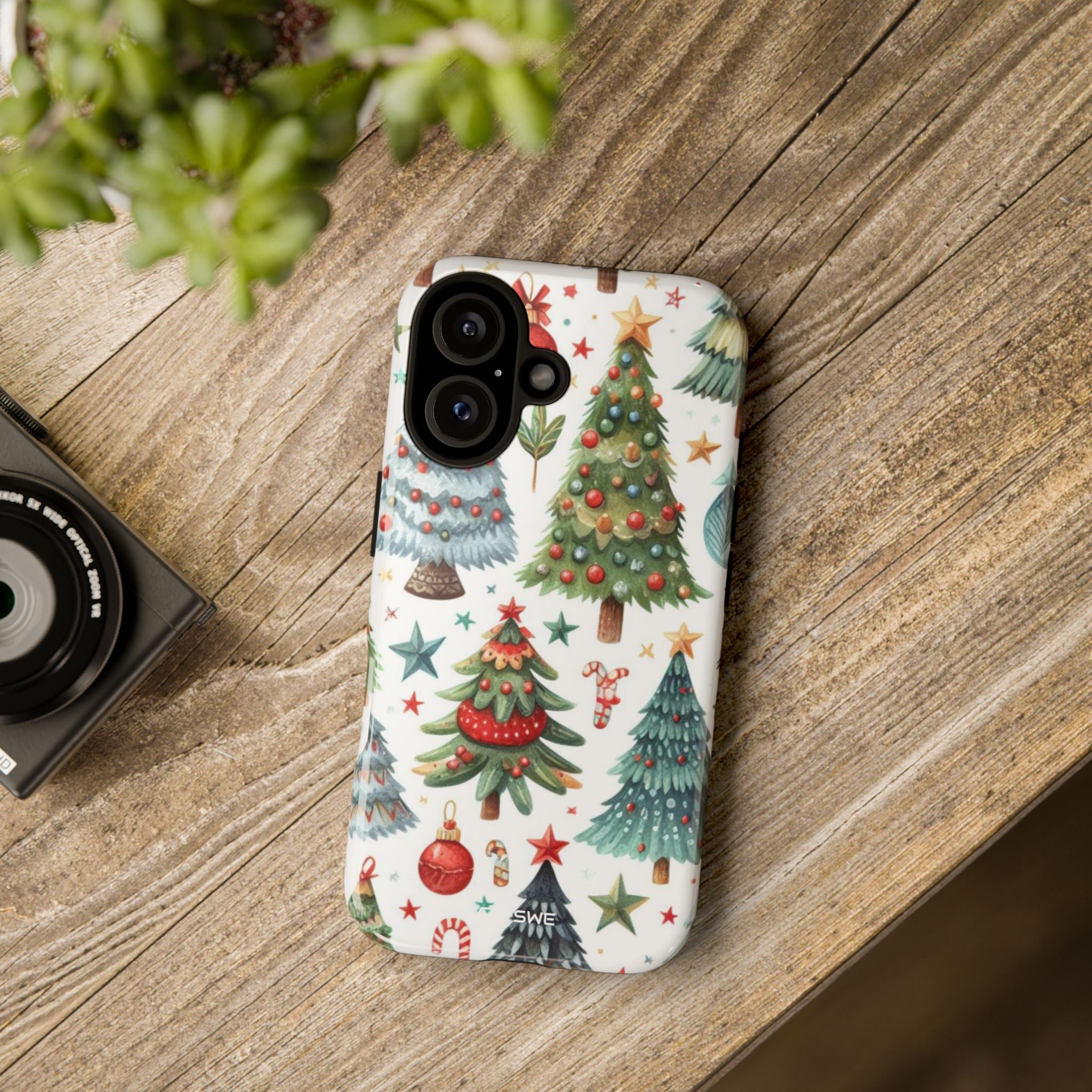 Whimsical Trees Dance - iPhone Case