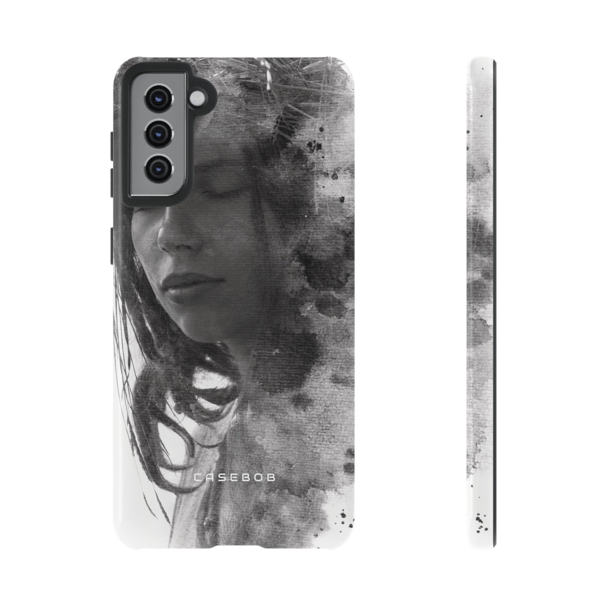 Portrait Lady Phone Case - Protective - Protective Phone Case