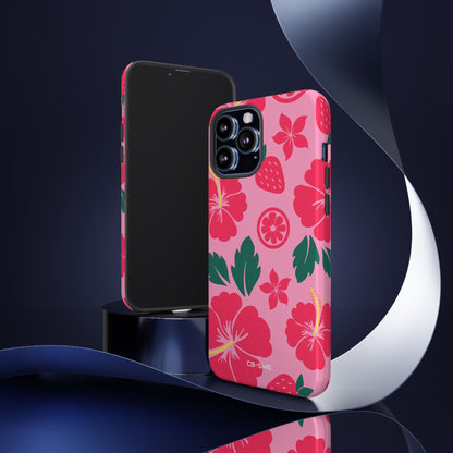 Tropical Hibiscus Harmony - iPhone Case