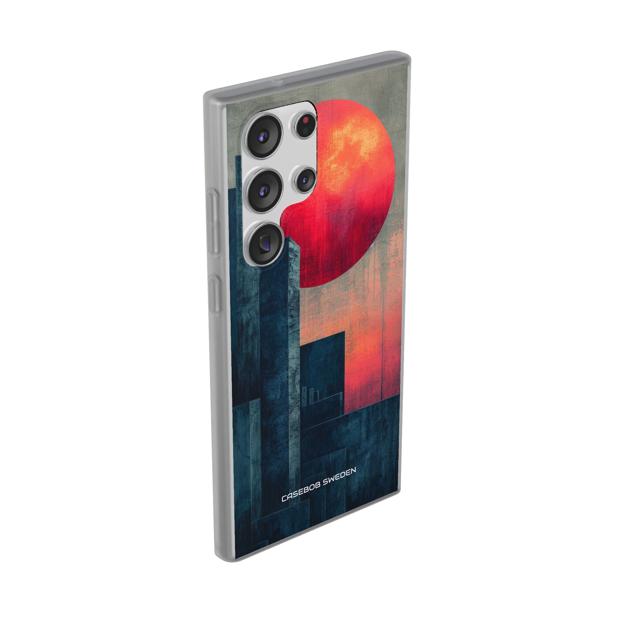 Abstract Geometric Skyline - Flexi Samsung S23 Phone Case