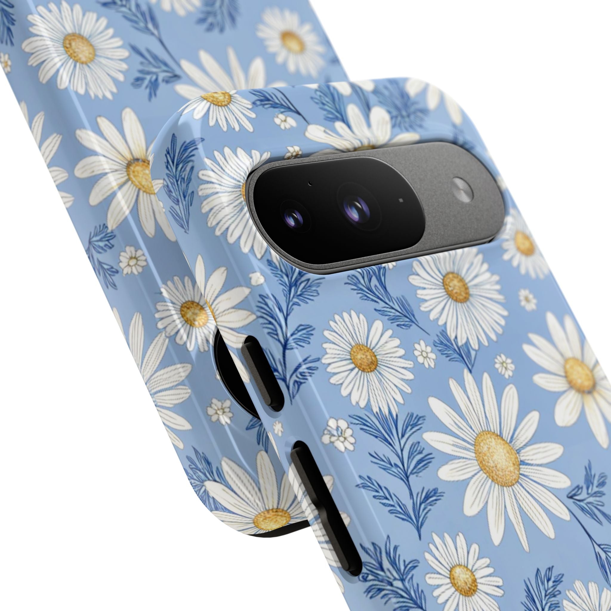 Daisies On Blue - Google Pixel Case