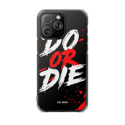 Intense Typography Contrast iPhone Case - Impact