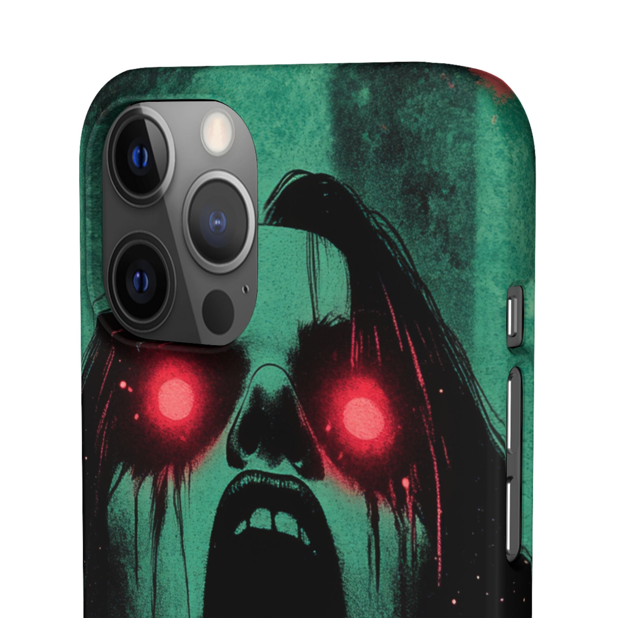 Haunting Glow of Gothic Eyes iPhone 12 - Slim Phone Case