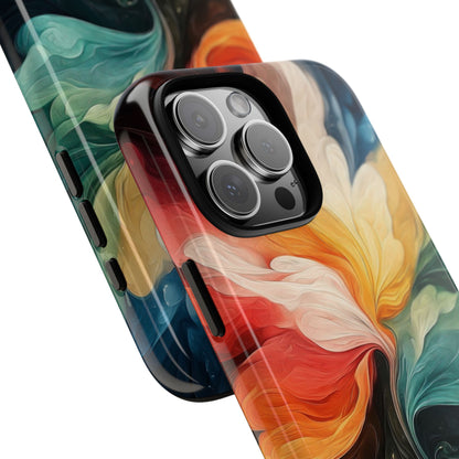 Vibrant Flower Burst - iPhone Case