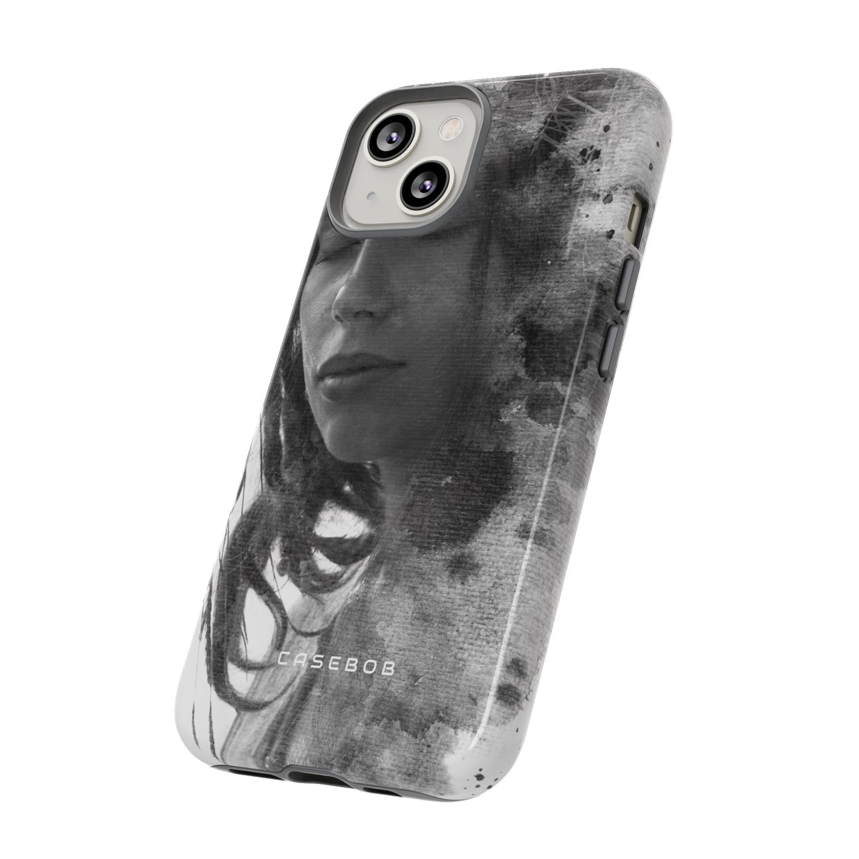 Portrait Lady Phone Case - Protective - Protective Phone Case