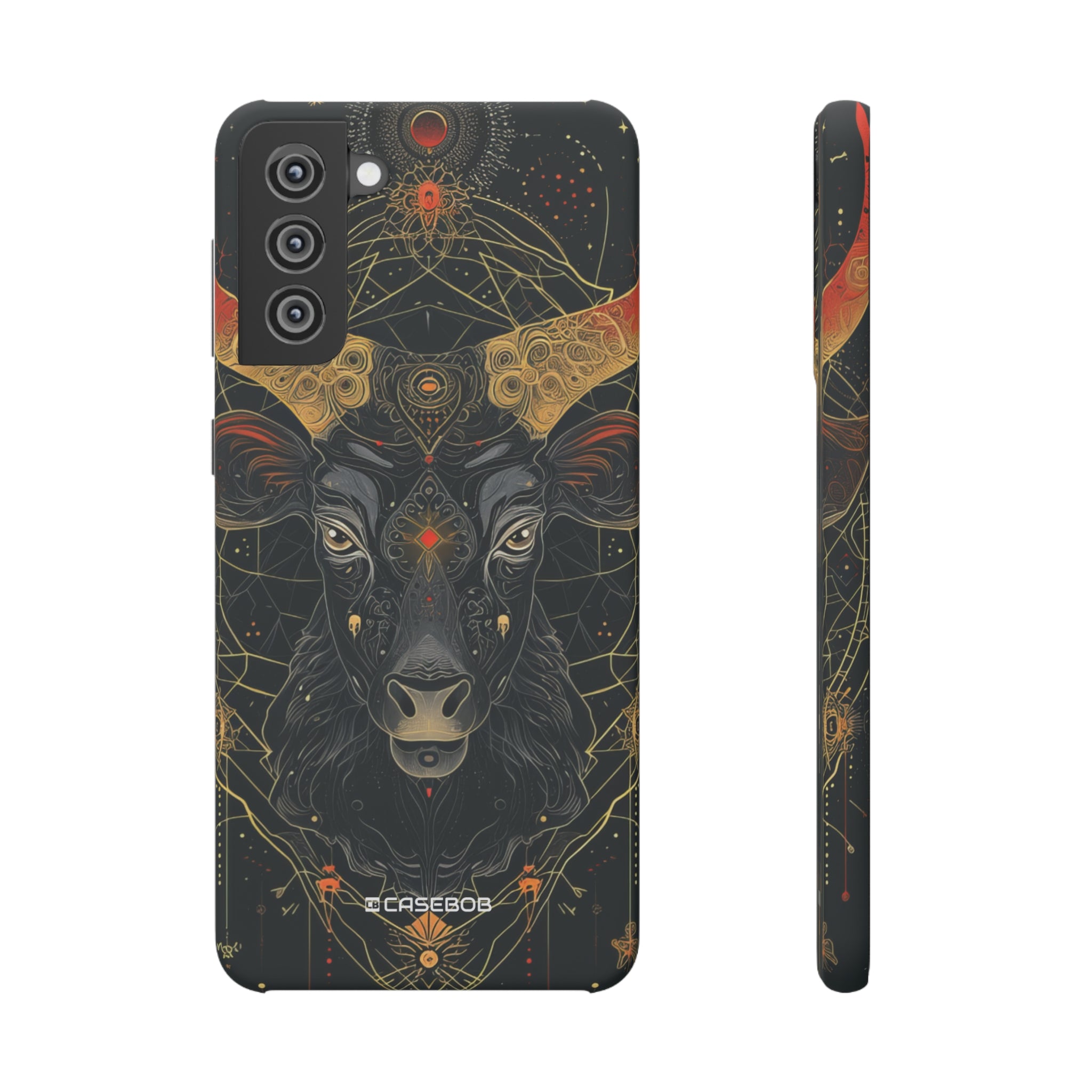 Celestial Taurus Mystique | Slim Phone Case for Samsung