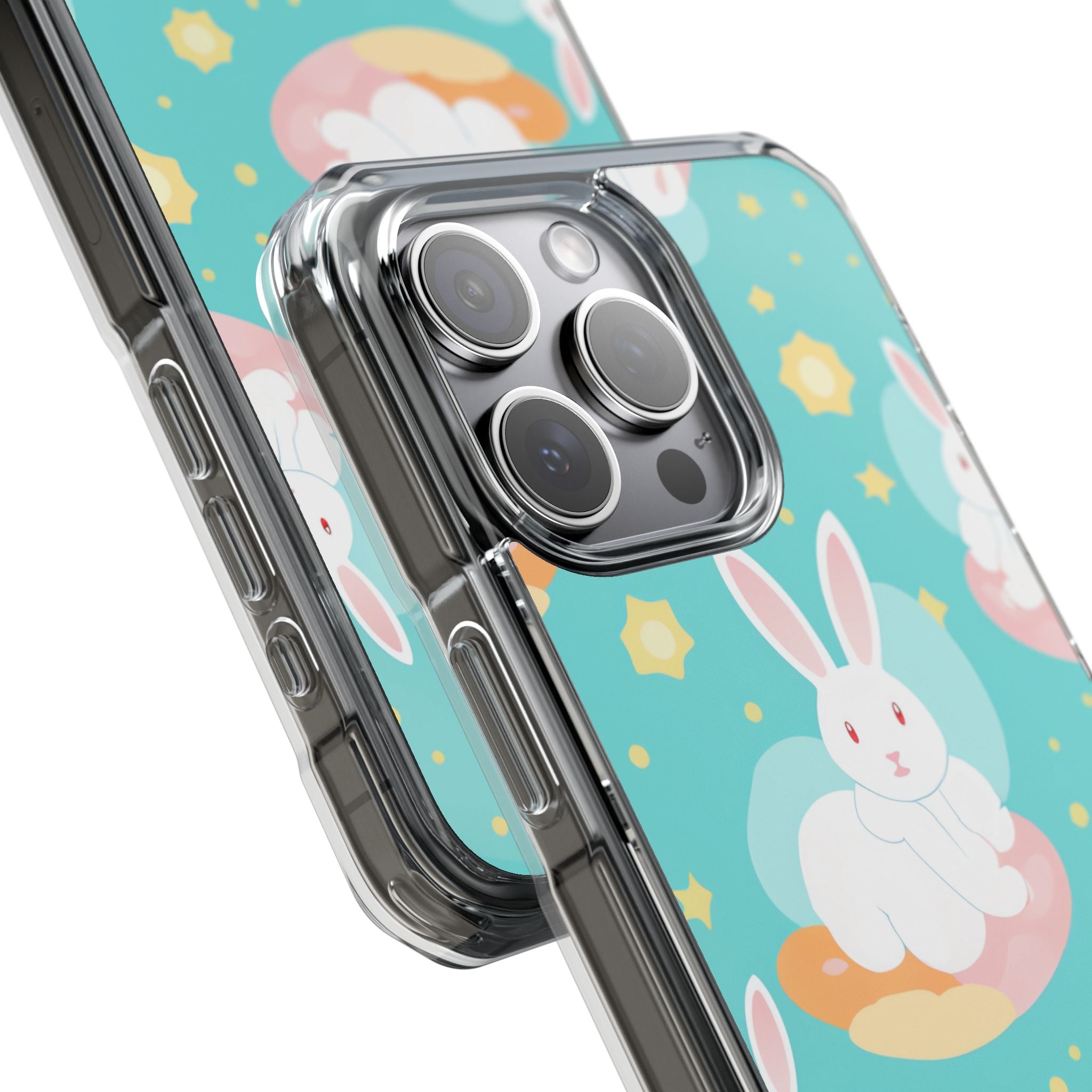 Bunnies Float Dreamily iPhone Case - Impact