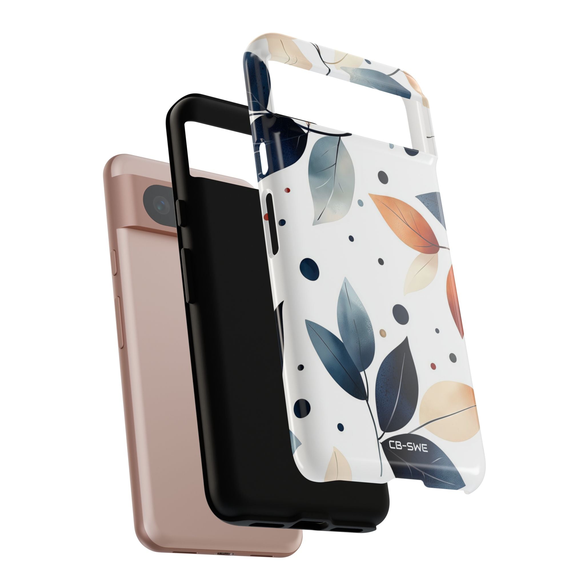 Leaves And Circles - Google Pixel Case