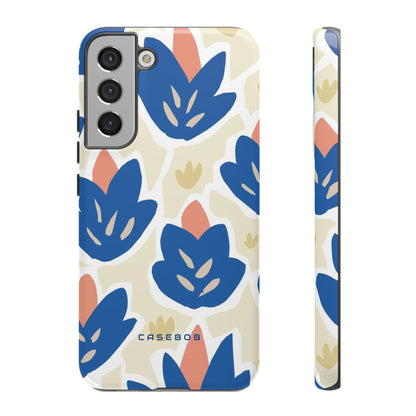 Blue Happy Flower - Protective Phone Case