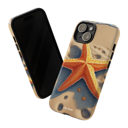 Starfish Rests On Sand - iPhone Case