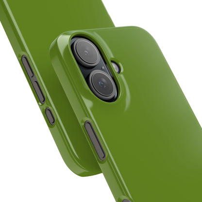 Olive Drab iPhone 16 - Slim Phone Case