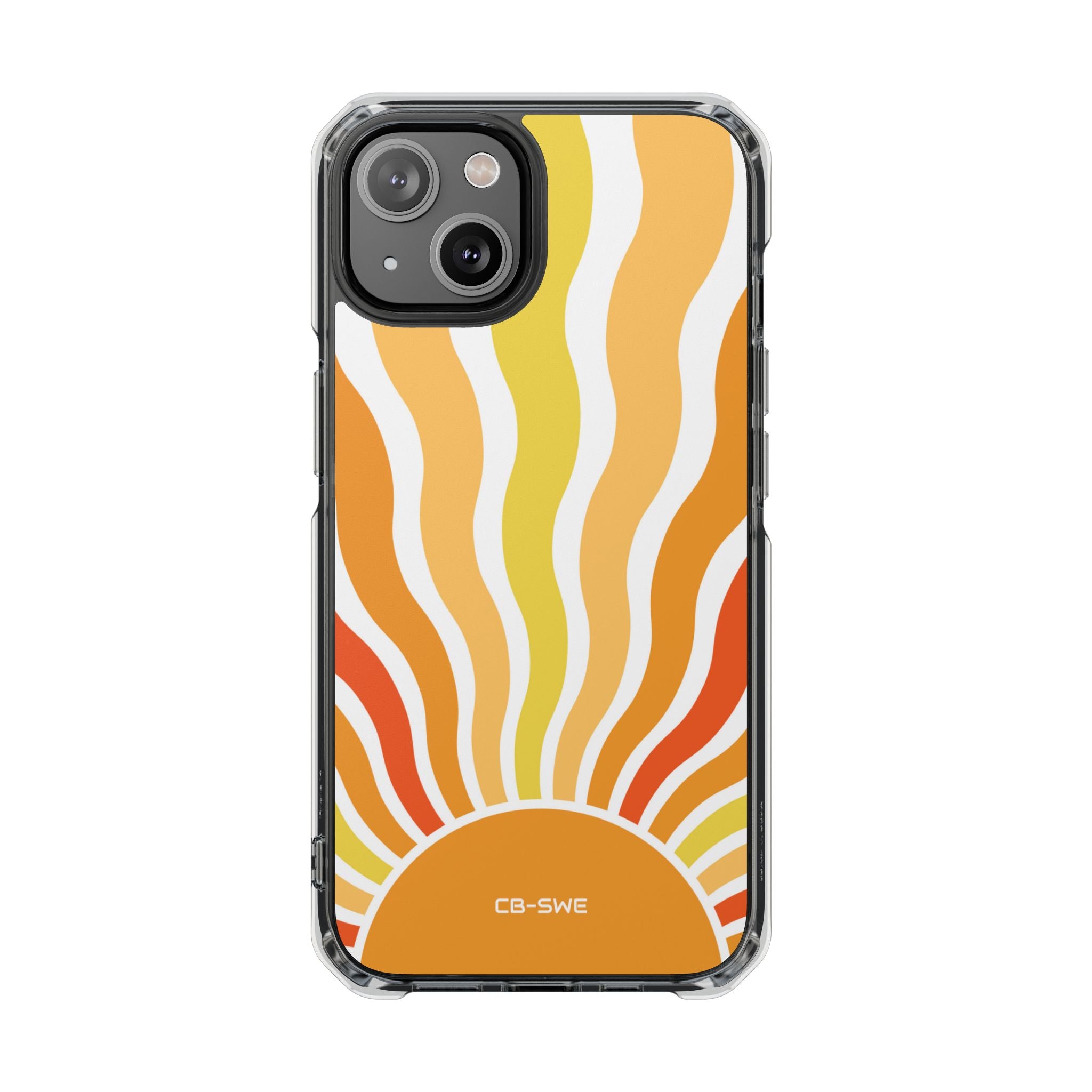 Retro Sunshine Waves iPhone Case - Impact