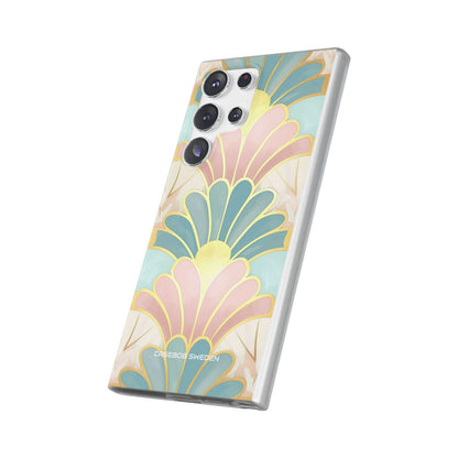 Pastel Deco Elegance - Flexi Samsung S23 Phone Case