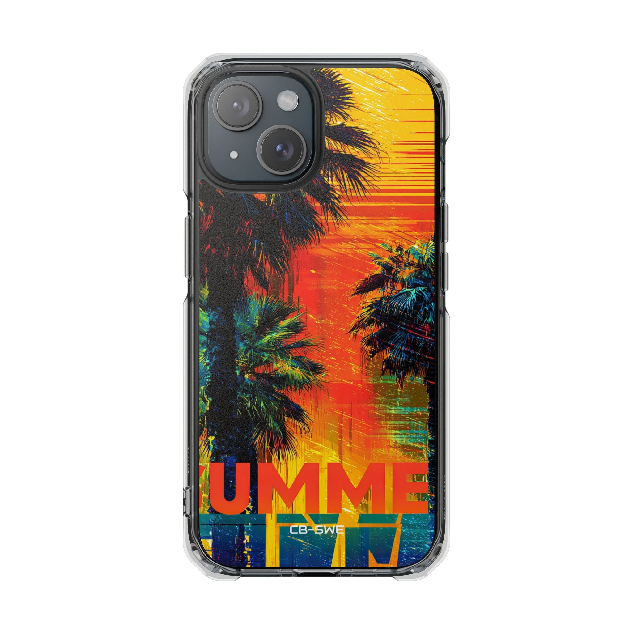 Summer Sunset Palms iPhone Case - Impact
