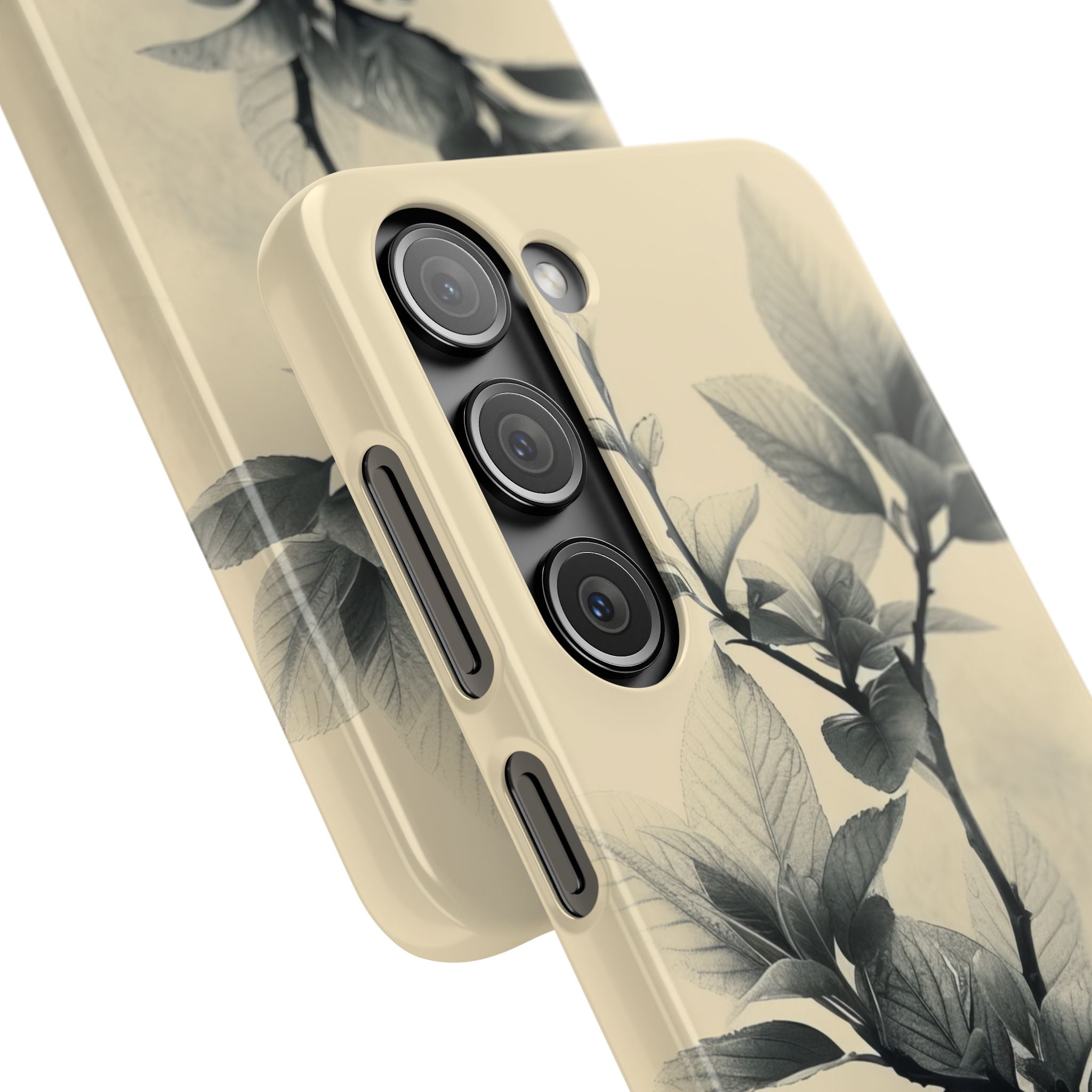 Beige Branch Art - Slim Samsung S23 Phone Case