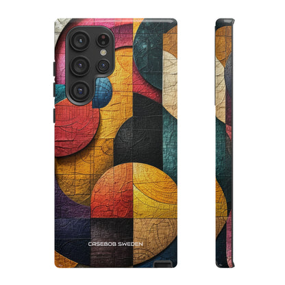 Vibrant Geometric Art - Tough Samsung S22 Phone Case