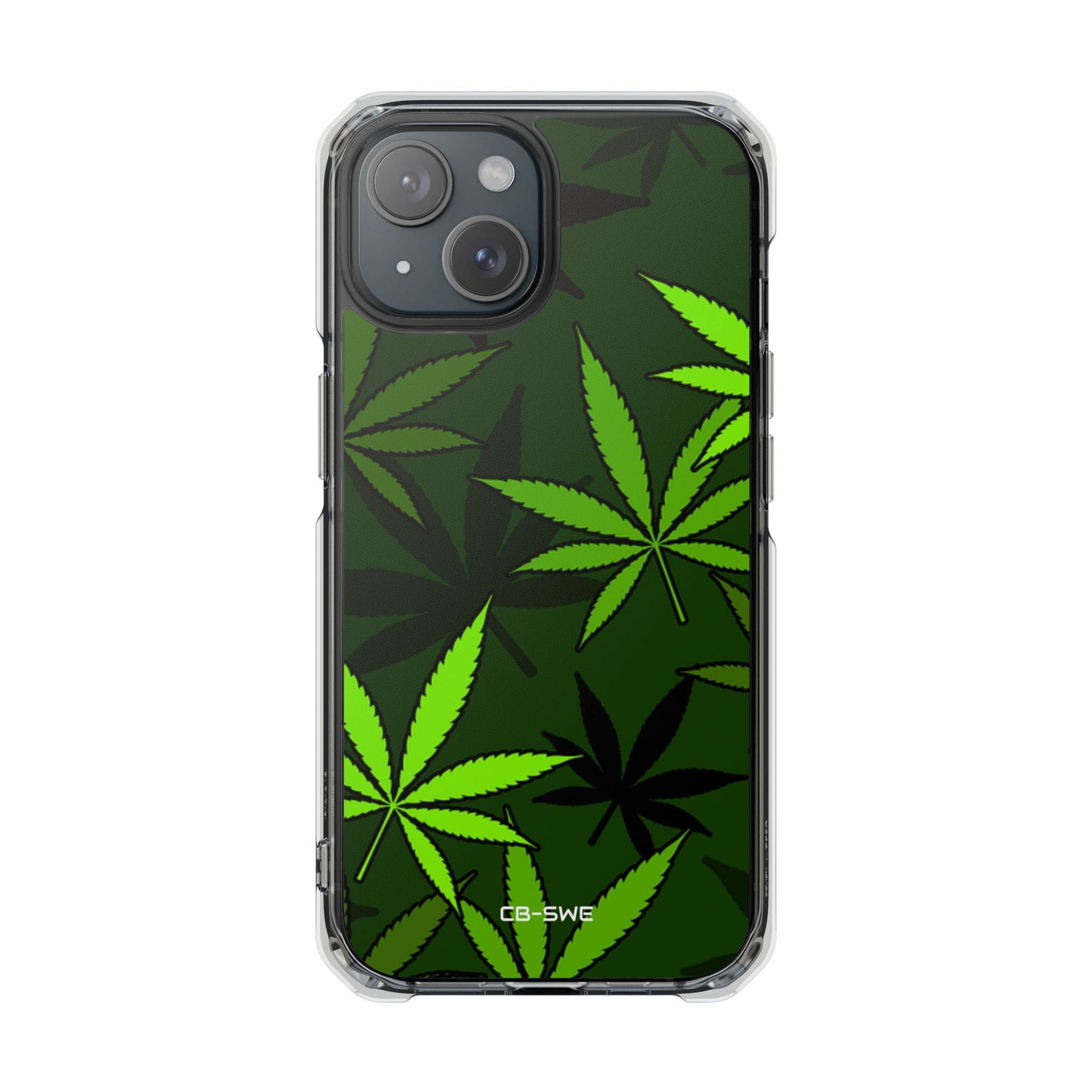 Green Leaf Symmetry iPhone Case - Impact