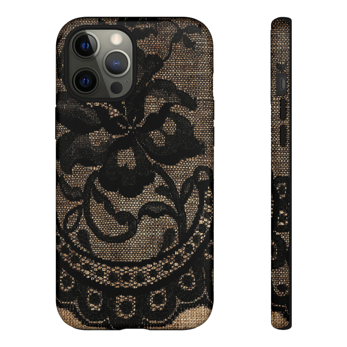 Broomrose Gothic Flower - Protective Phone Case