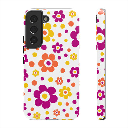 Retro Floral Playfulness - Samsung Case