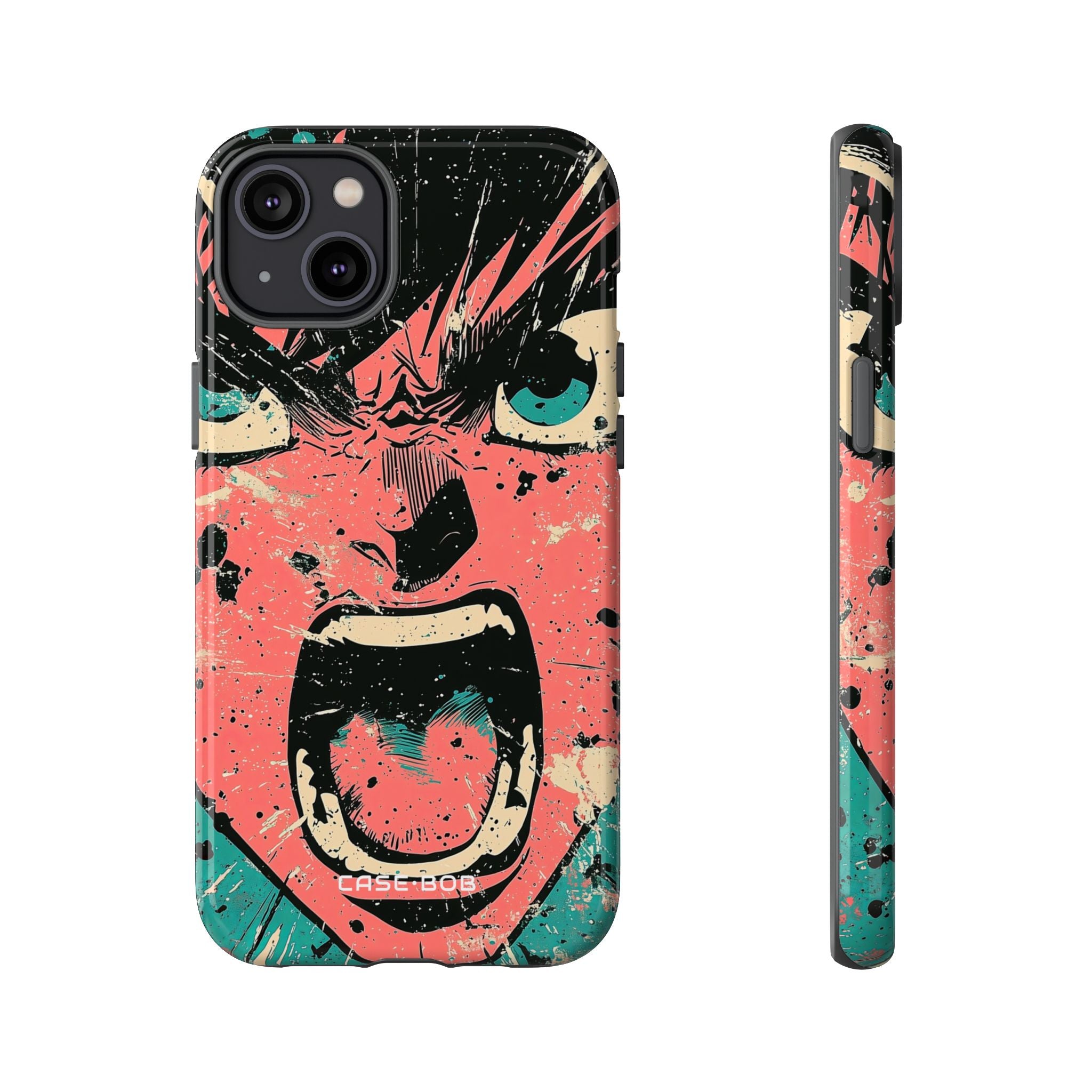 Screaming Face Pink iPhone 14 Plus Case - Tough