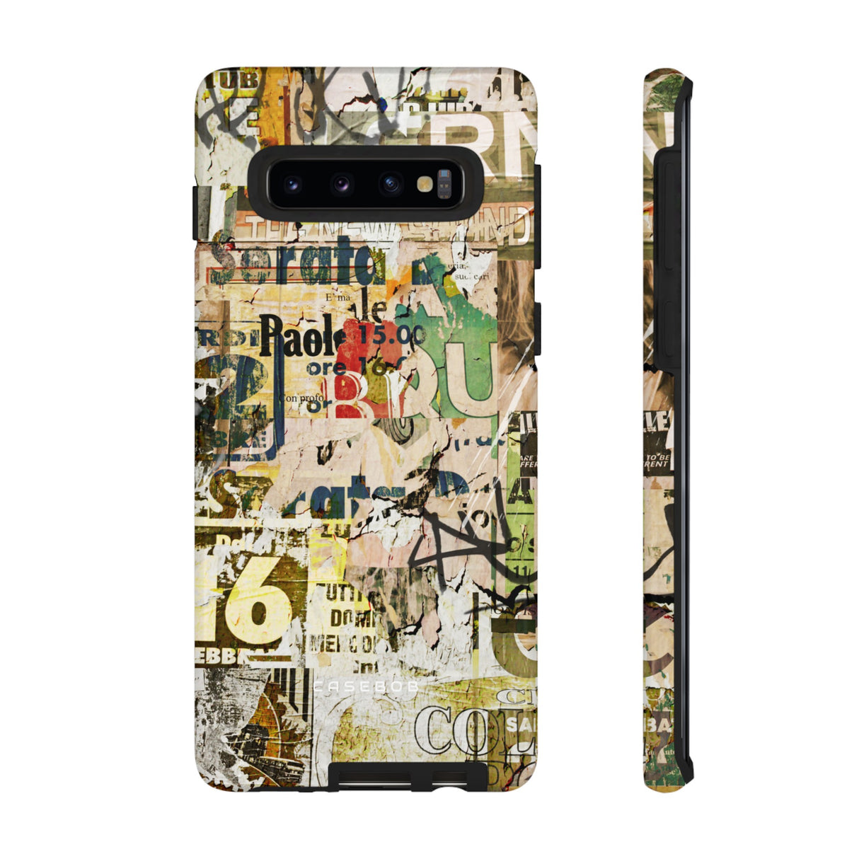 Grunge Vintage Poster - Protective Phone Case