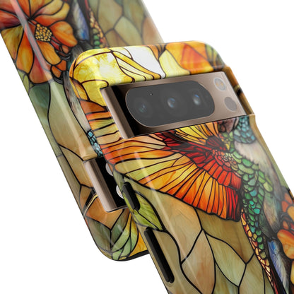 Hummingbird Dances Among Flowers - Google Pixel Case