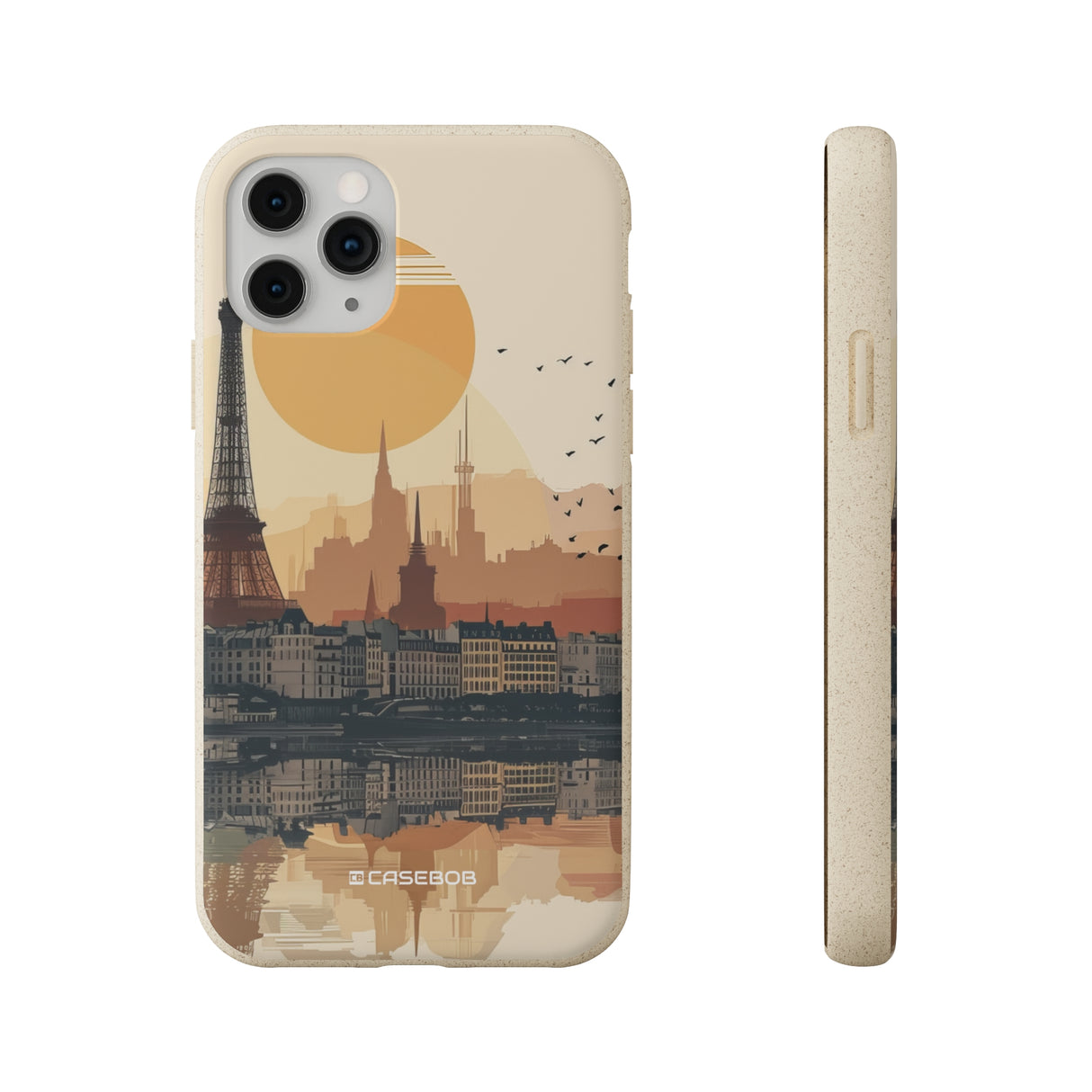 Parisian Sunset Serenity | Biodegradable Phone Case