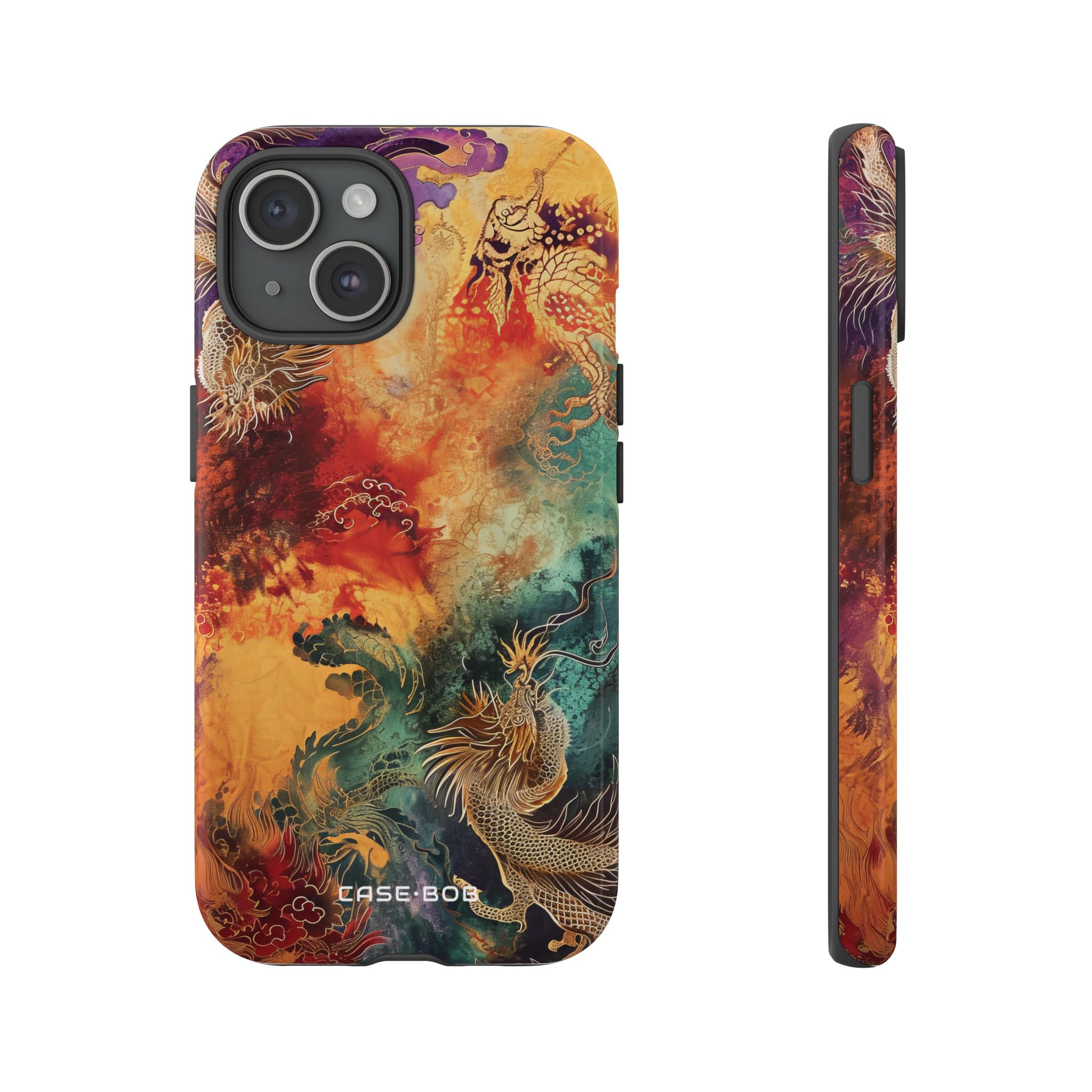 Dragon Ember iPhone 15 Case - Tough