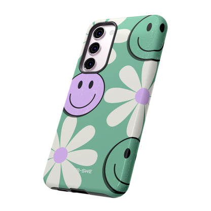 Playful Retro Blooms - Samsung Case