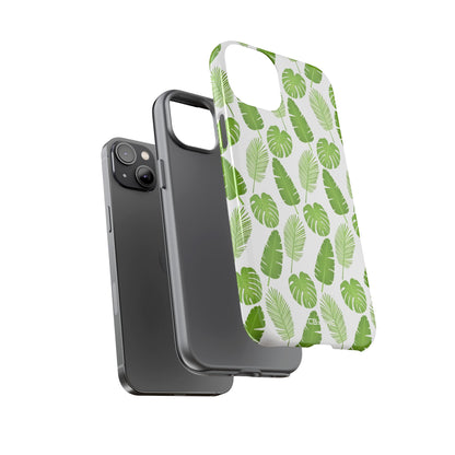 Tropical Leaf Harmony - iPhone Case