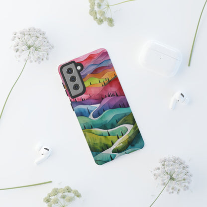 Whimsical Colorful Valleys - Samsung Case