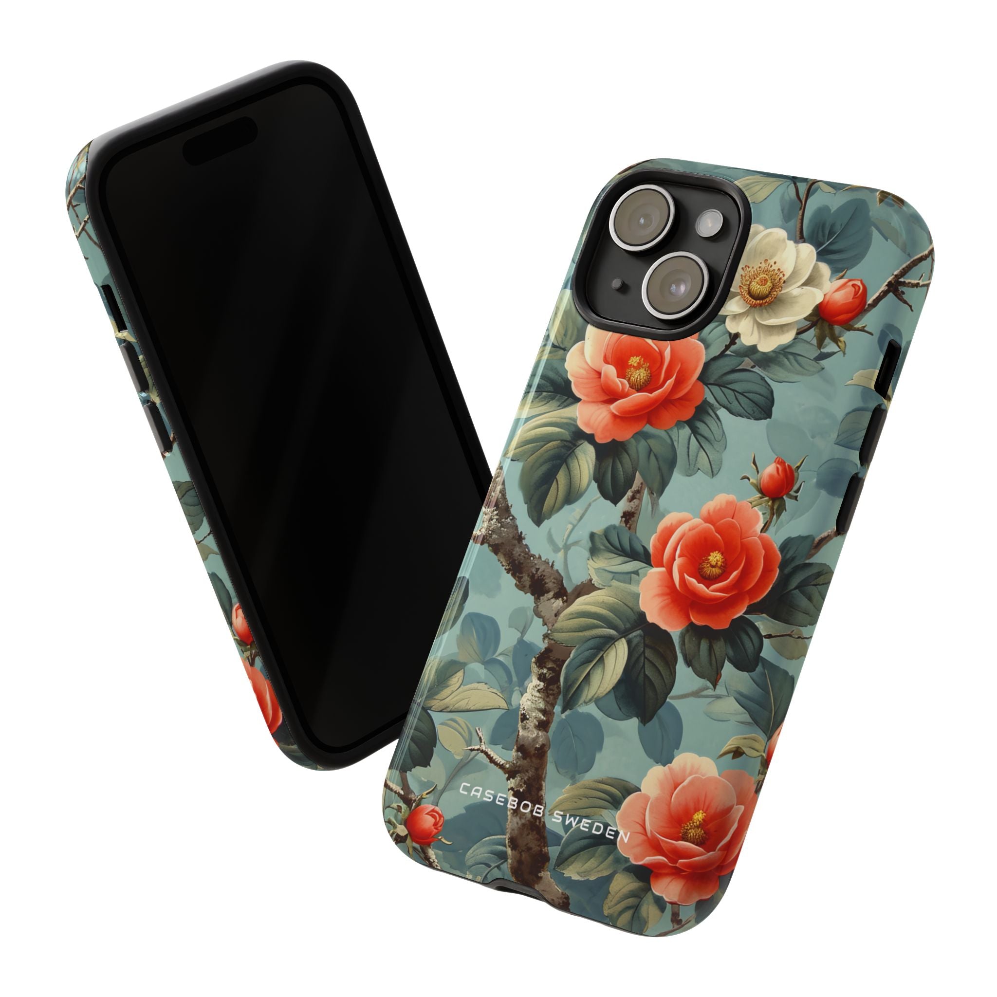 Vintage Floral Romance iPhone 15 - Tough Phone Case