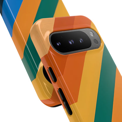 Vibrant Geometric Harmony - Google Pixel Case
