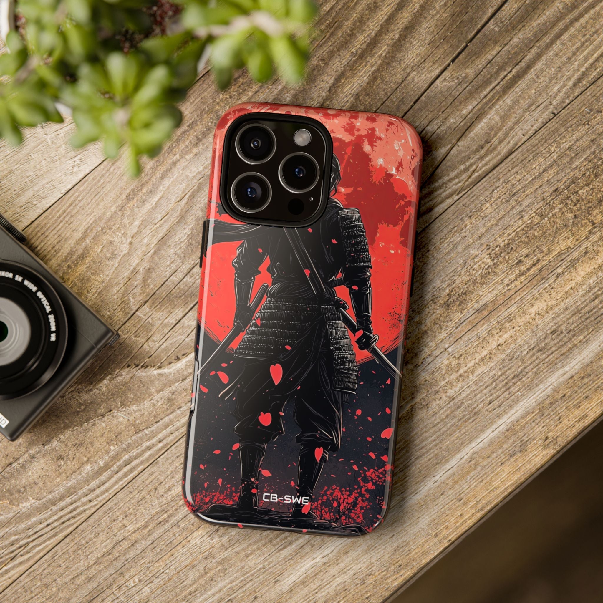 Ninja Faces Moon - iPhone Case