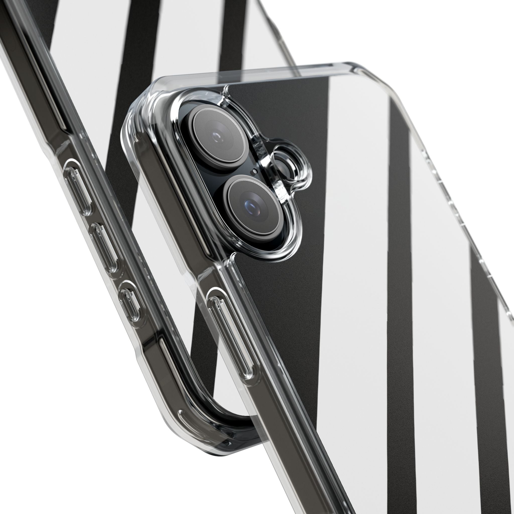Monochrome Diagonal Symmetry iPhone Case - Impact