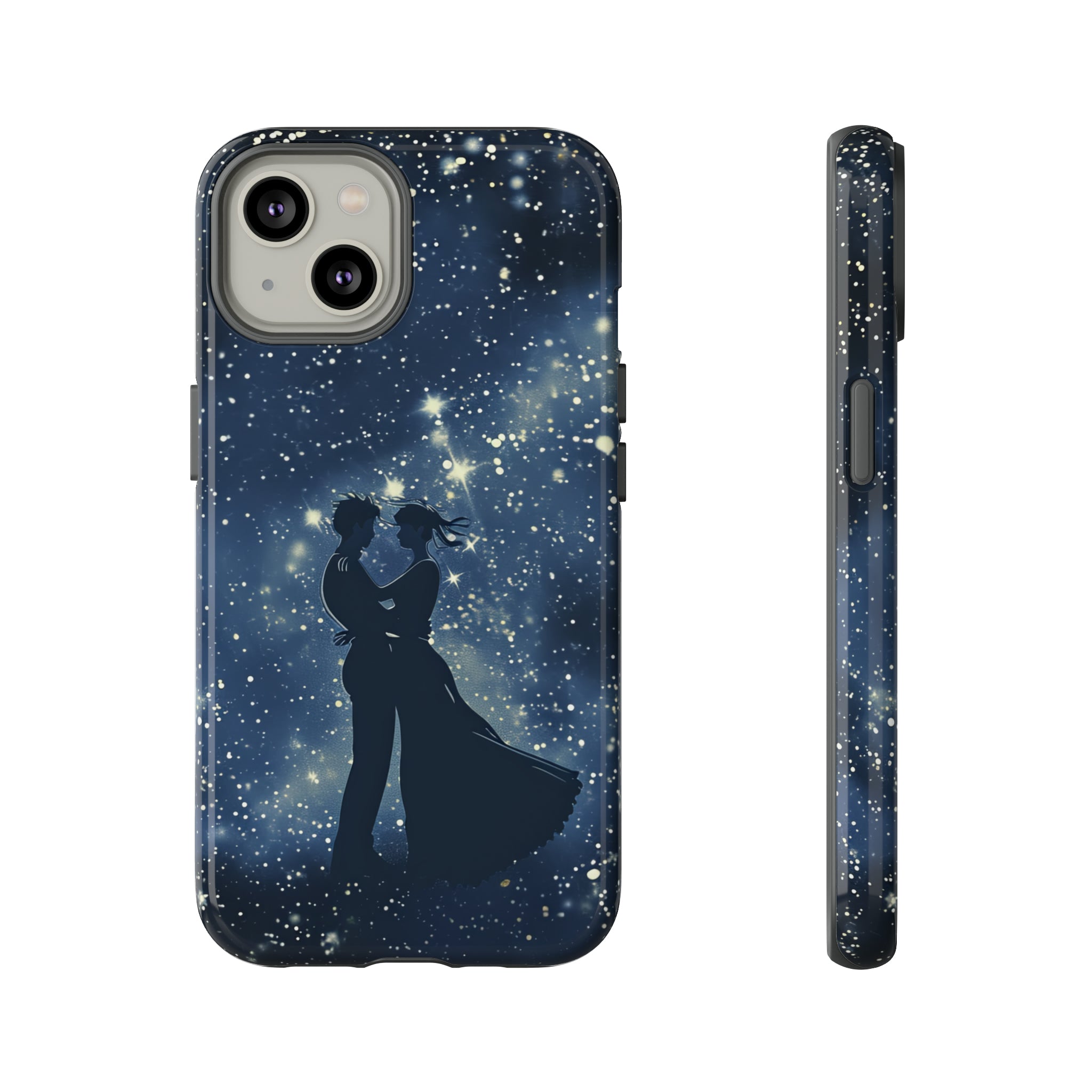 Starry Night Embrace - Protective Phone Case